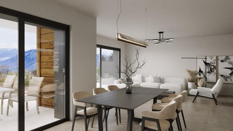 Prächtige 4.5-Zimmer-Neuwagenwohnung mit Terrasse in Crans-Montana (4)
