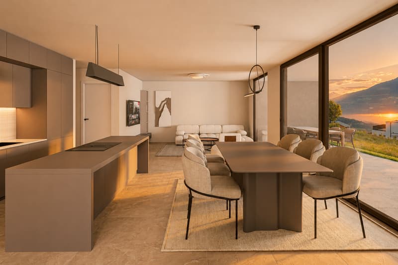 4.5 rooms on the ground floor in Chermignon d'En Haut (2)