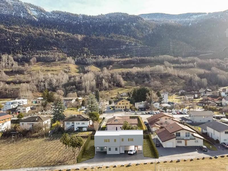 New semi-detached villa with 5.5 rooms and garden in Chalais (12)