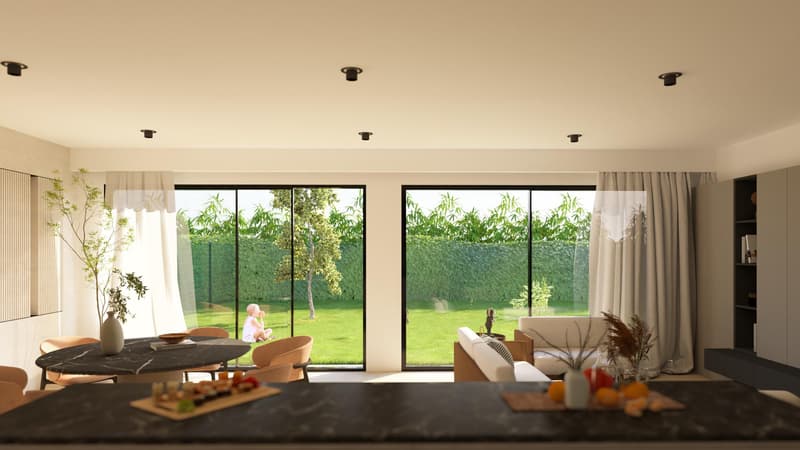 New semi-detached villa with 5.5 rooms and garden in Chalais (3)