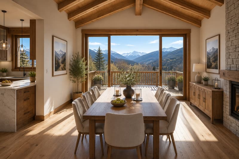 Chalet EDELWEISS à Crans-Montana : 5,5 pces neuf sur 3 niveaux (2)