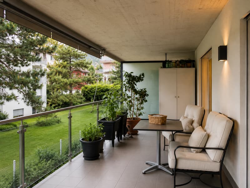 Magnifique appartement moderne 3,5 pièces avec grande terrasse à Sierre (9)