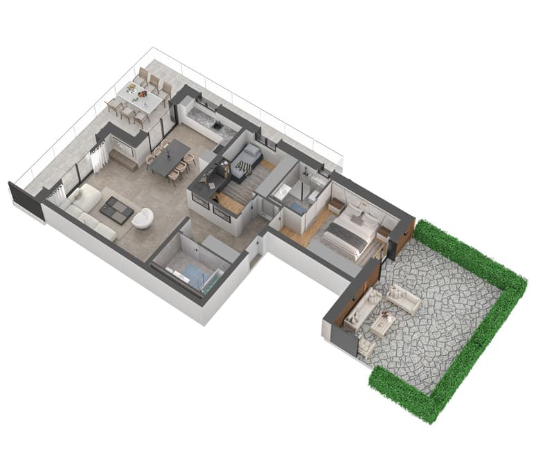 Appartement 3.5 pièces neuf avec terrasse et jardin privatif à Crans-Montana (4)