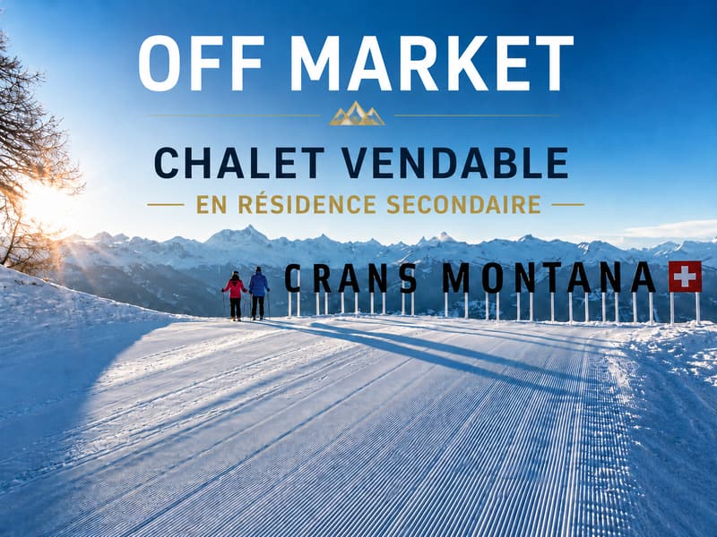Chalet 4,5 pces en résidence secondaire et étrangers proche du golf (1)