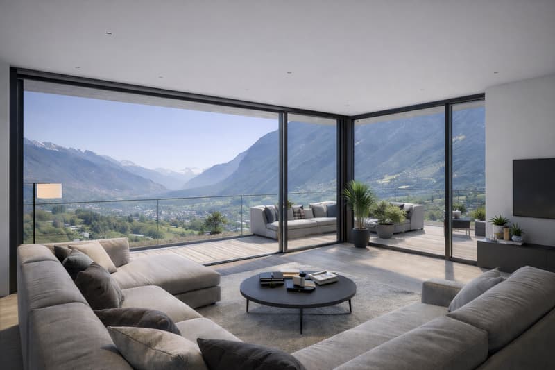 Venthône - Élégant 3,5 pièces en résidence principale avec 150 m² de jardin (4)