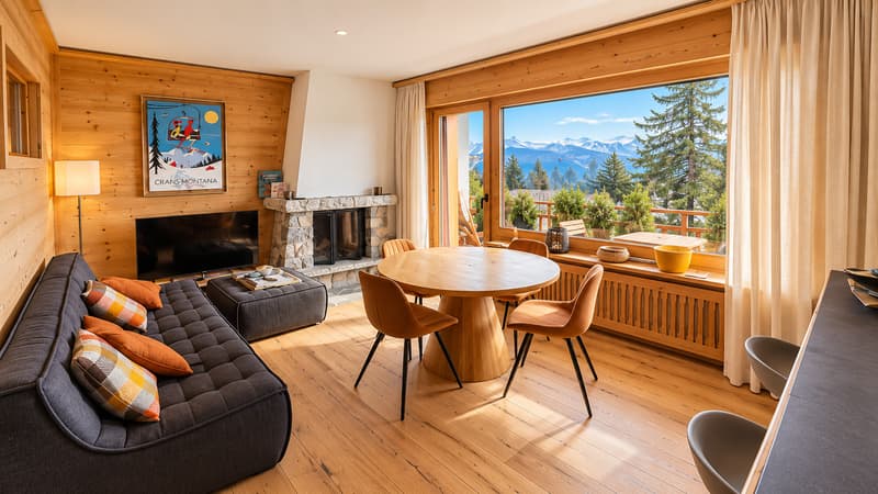 Montana ? Bel appartement rénové de 49 m² avec balcon, proche des remontées mécaniques (2)