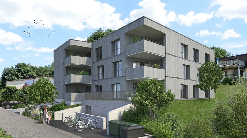 Newly built 4.5-room apartment with balcony in Starrkirch-Wil (2)