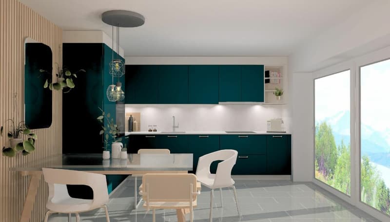 Libre de suite : tout neuf jardin et Dents du Midi ! (1)