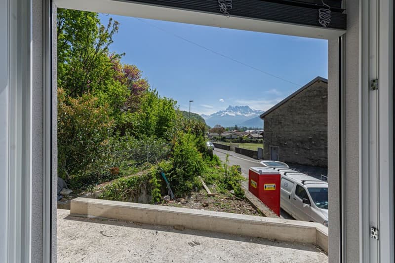 3,5 locali, tutto nuovo, giardino e Dents du Midi! (6)