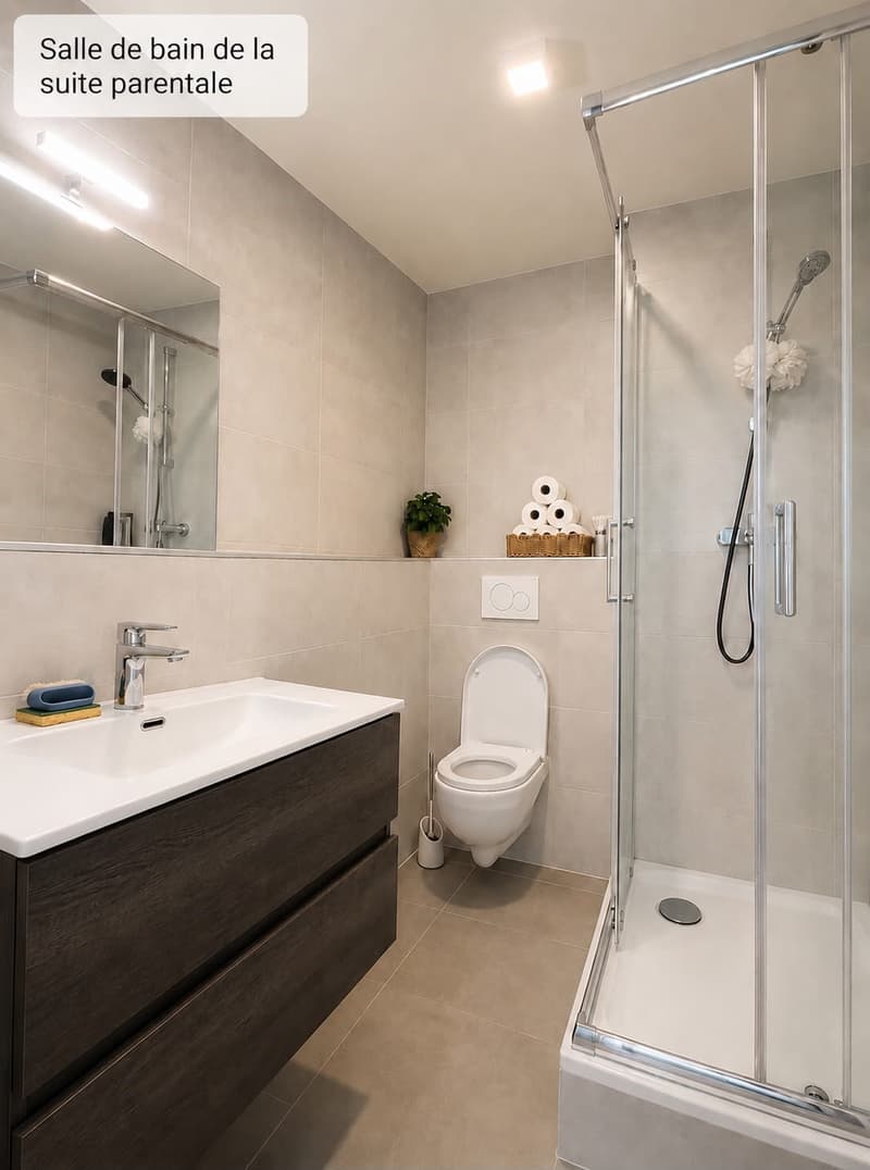 Ampio appartamento di 5.5 locali con giardino privato a Coffrane (7)