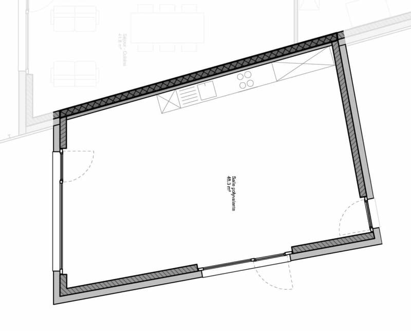 Administratif/Bureau de 48 m2 à Villeret (7)
