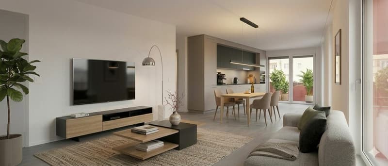 Penthouse 3.5 rooms in Villeret (1)
