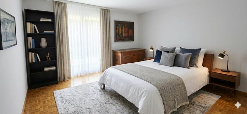 Apartment with 2.5 rooms, terrace and garden (8)