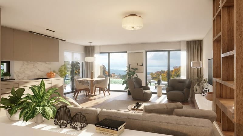 New promotion of four villas in Jongny with a view of Lake Geneva (6)