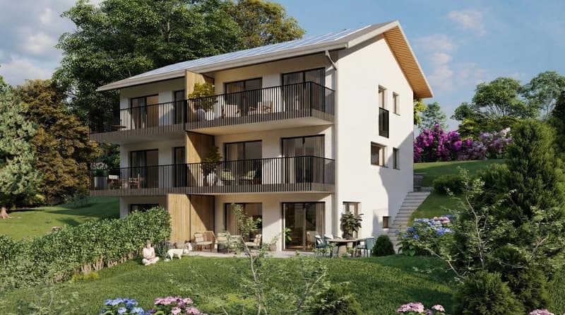 New promotion of four villas in Jongny with a view of Lake Geneva (1)