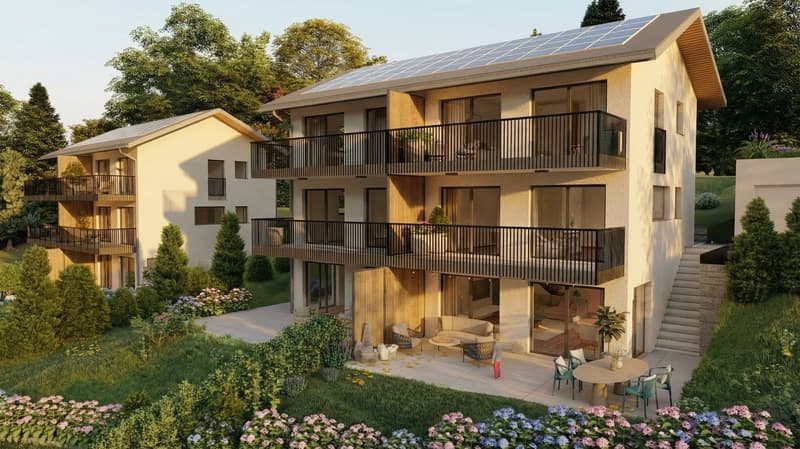 New promotion of four villas in Jongny with a view of Lake Geneva (8)