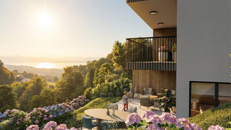 New promotion of four villas in Jongny with a view of Lake Geneva (10)