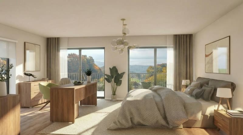 New promotion of four villas in Jongny with a view of Lake Geneva (3)