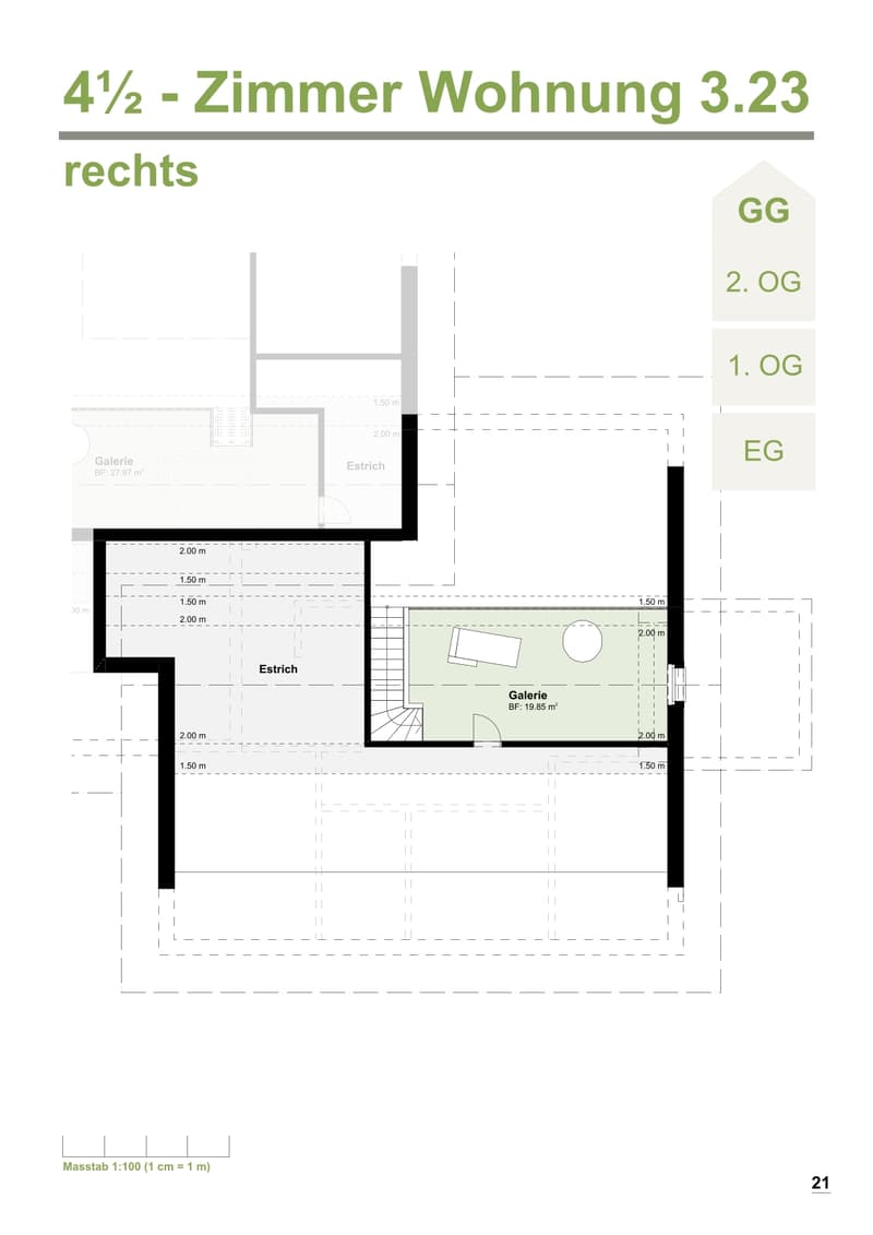 Modern 4.5-room apartment with balcony in Bleienbach (3)