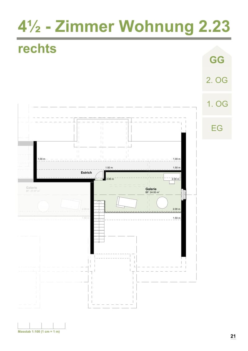 Modern 4.5-room new apartment in quiet Bleienbach (3)