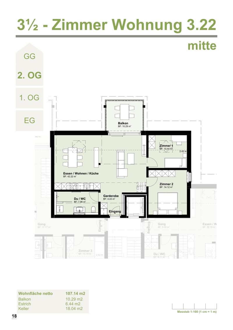 Grand appartement de 3,5 pièces avec galerie ouverte à Bleienbach (2)