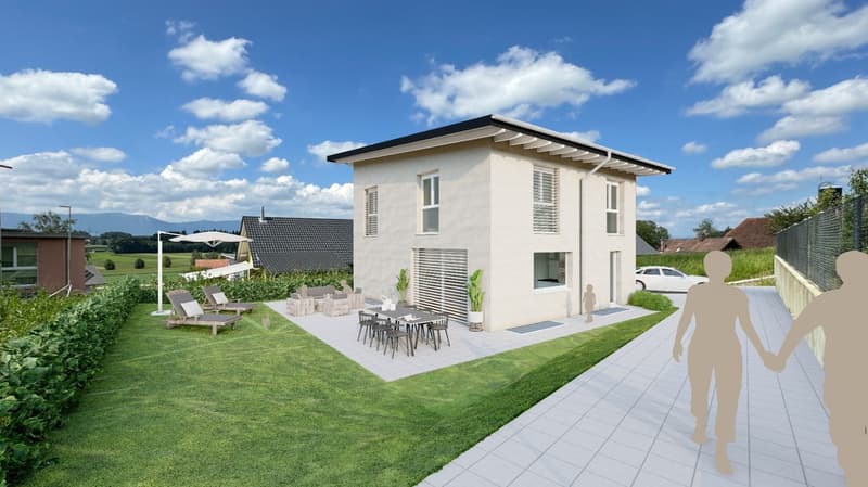 Neubau-Einfamilienhaus an ruhiger Lage in Hellsau (1)