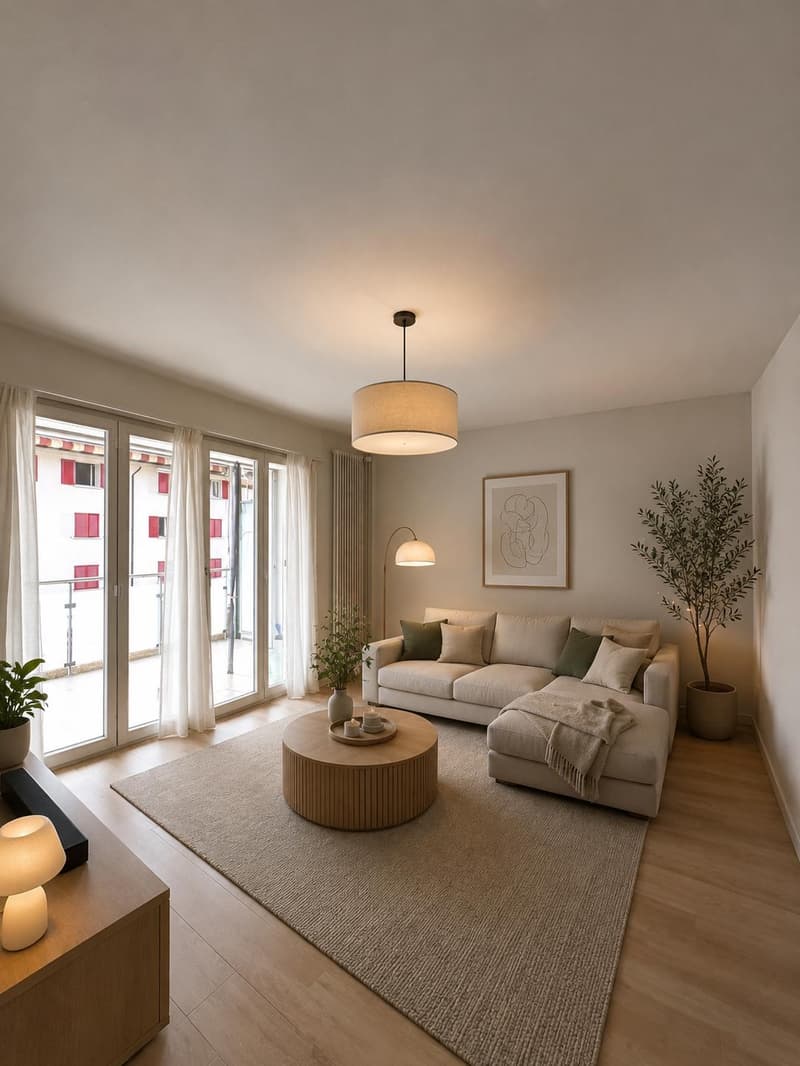 Appartamento accogliente di 3 locali con balcone in un quartiere tranquillo (3)