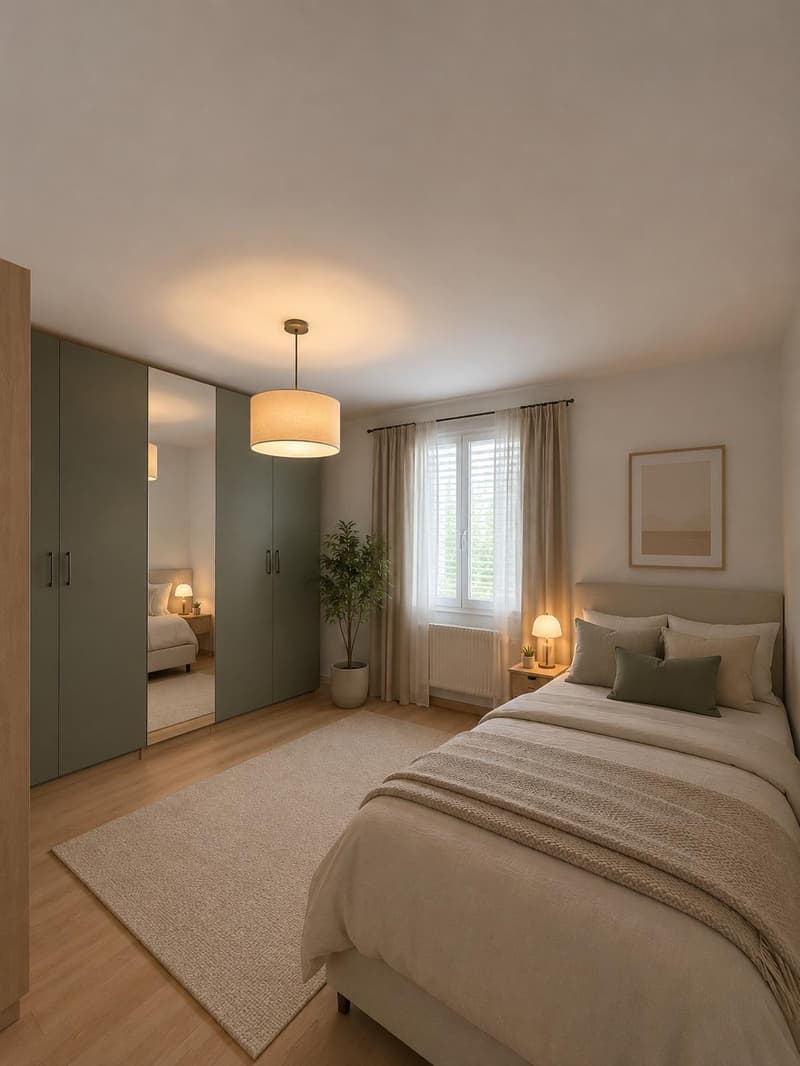 Appartamento accogliente di 3 locali con balcone in un quartiere tranquillo (4)