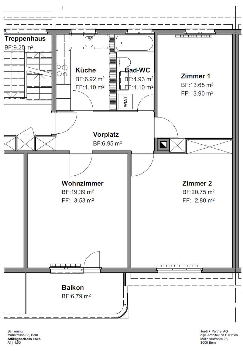 Helle 3-Zimmerwohnung in Bern (9)
