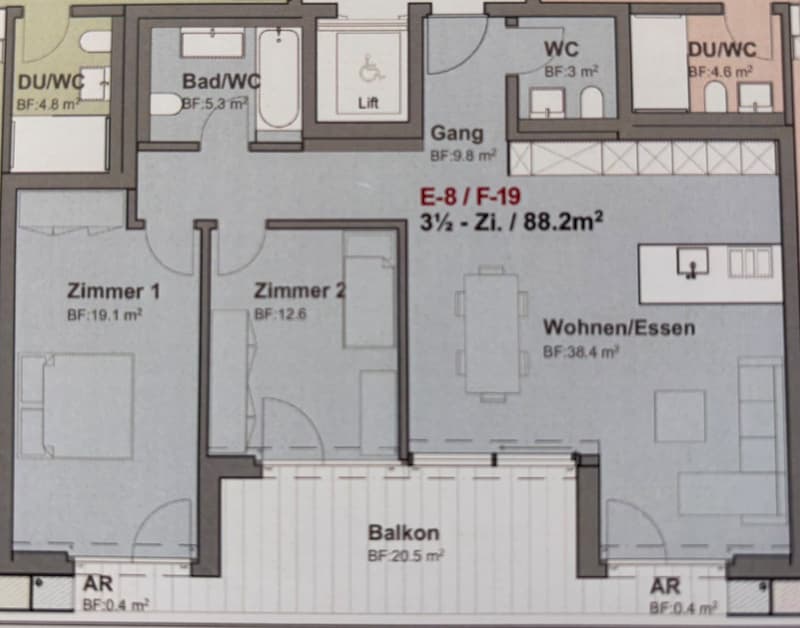 First rental of 3.5-room apartment in central location in Steffisburg (4)