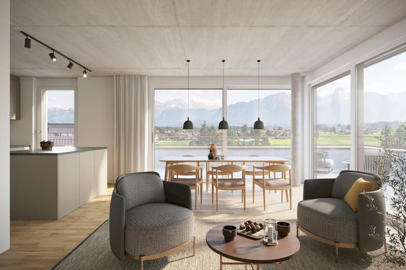 Neubau 5.5-Zimmer Wohnung mit rund 150 m2 Umschwung (3)