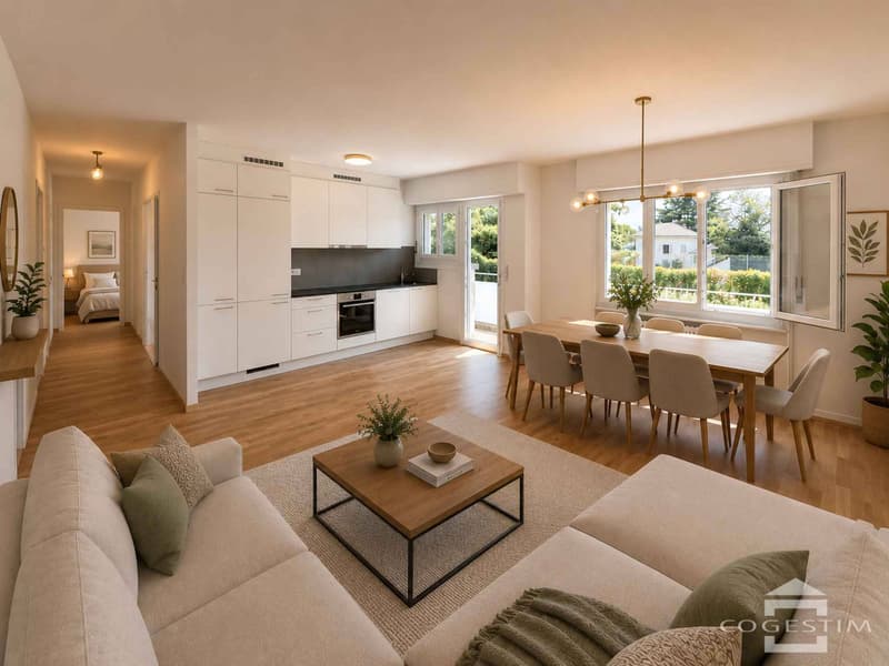 Apartment with 3.5 rooms, two steps from the lake (1)
