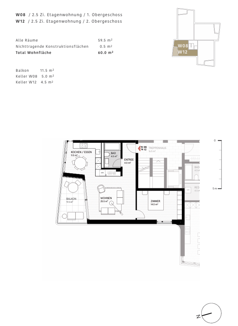 Appartement moderne 2.5 pièces avec balcon (6)