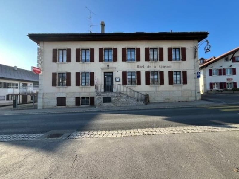 Restaurant / Hotel "La Couronne" in Les Bois JU (1)