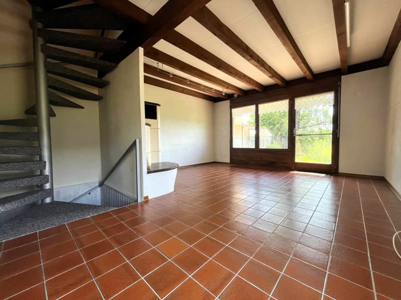 Special semi-detached house in an idyllic location on a natural stream in Worben (3)