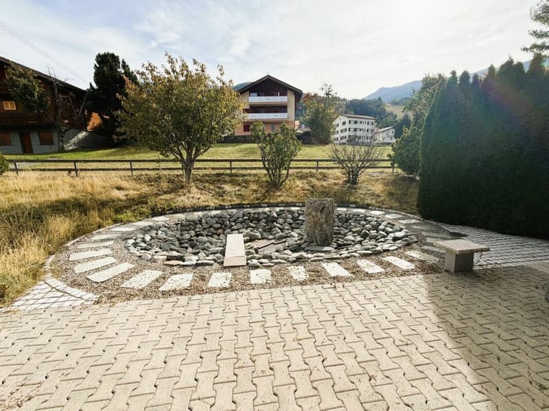 3,5-Zimmer Chalet in Unterbäch - herziges Tiny-Einfamilienhaus mit viel Privatsphäre (16)