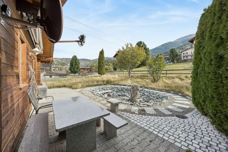 3,5-Zimmer Chalet in Unterbäch - herziges Tiny-Einfamilienhaus mit viel Privatsphäre (15)