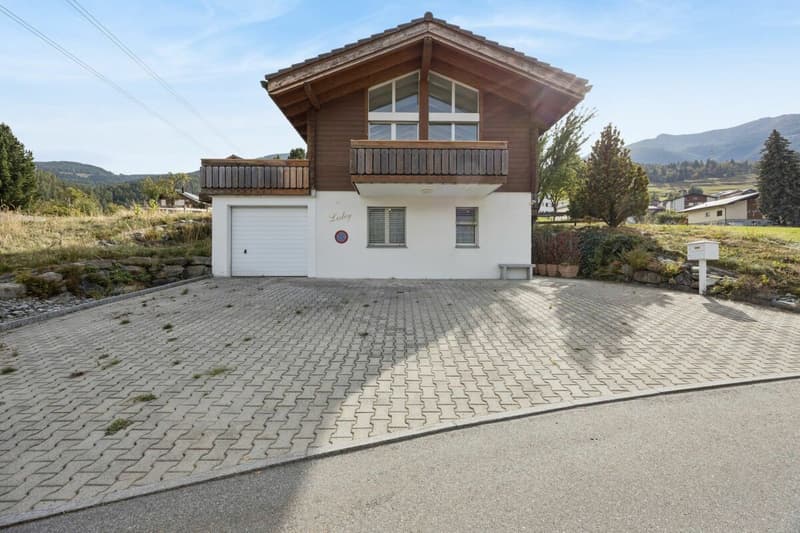 3,5-Zimmer Chalet in Unterbäch - herziges Tiny-Einfamilienhaus mit viel Privatsphäre (14)