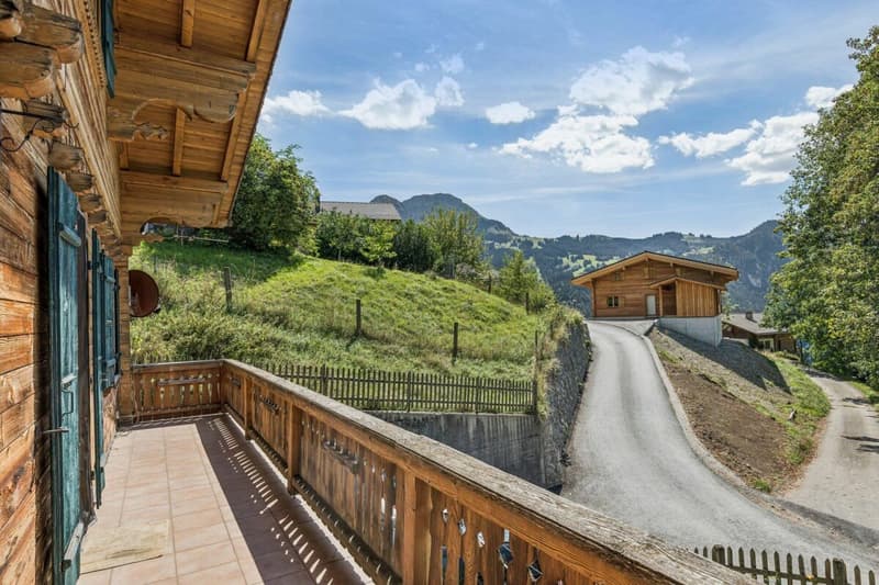 Grosses 7-Zimmer Chalet mit Einliegerwohnung und wunderbarer Weitsicht in Château-d'Oex VD (16)