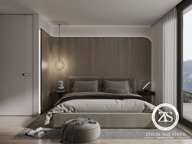 Dachgeschoss 4.5 Zimmer mit Pool - Residenz "Le Belvédère" (12)