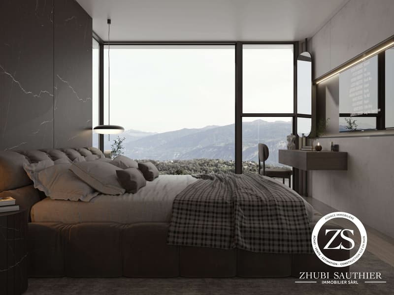 Dachgeschoss 4.5 Zimmer mit Pool - Residenz "Le Belvédère" (14)