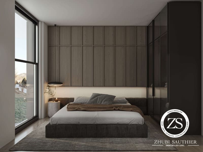 Dachgeschoss 4.5 Zimmer mit Pool - Residenz "Le Belvédère" (13)