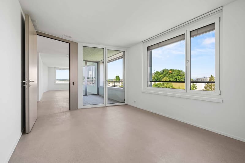 Appartamento moderno 4.5 locali al 6° piano con balcone e vista splendida a Kloten (Appartamento 6.1) (7)
