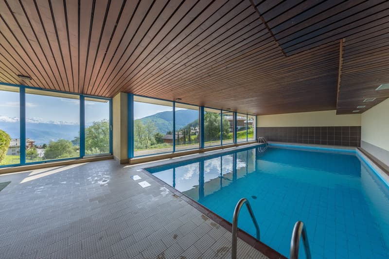 Joli studio avec espace nuit séparé et jardin - à l'année - Nendaz (9)