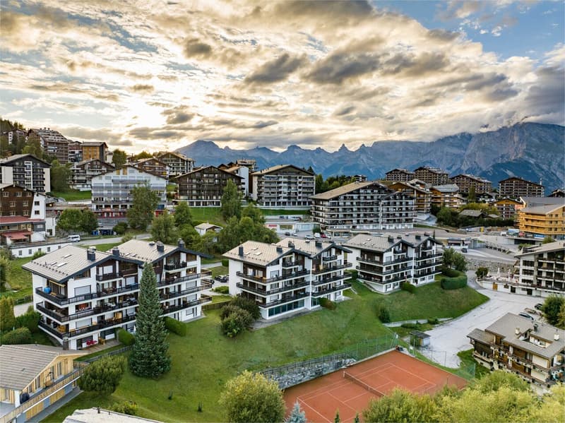 Joli studio avec espace nuit séparé et jardin - à l'année - Nendaz (7)