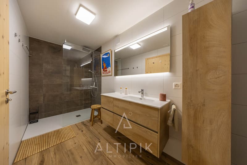 Un chalet récent (2021) avec les Alpes en toile de fond (7)