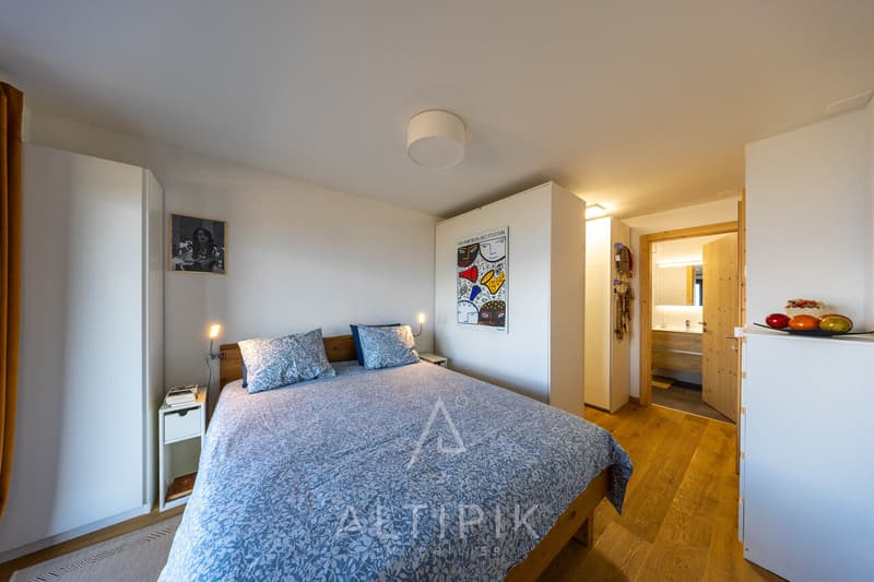 Un chalet récent (2021) avec les Alpes en toile de fond (6)