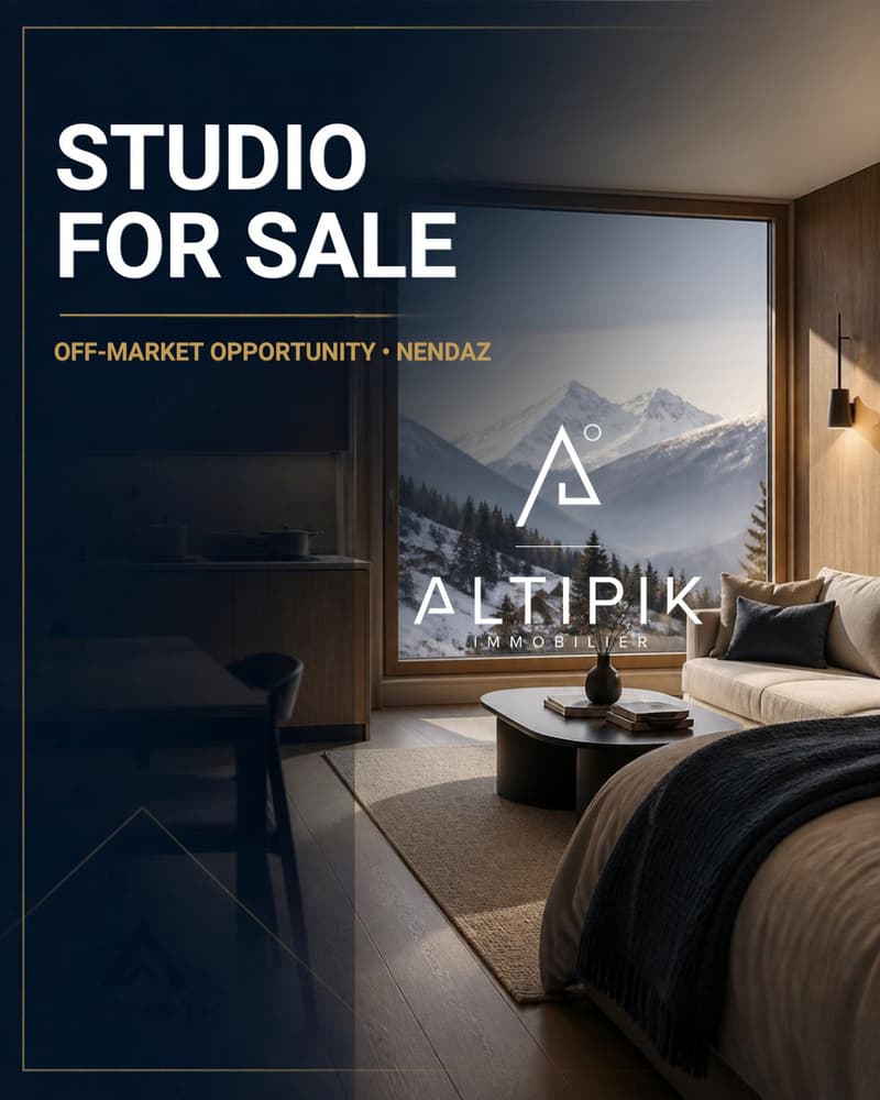 Studio clé en main avec vue au centre de la station Nendaz 4 Vallées (1)