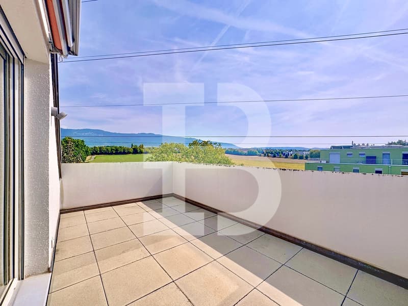 Charmanter 3,5-Zimmer-Attikawohnung mit 1 Schlafzimmer - 1 Galerie - 2 Terrassen (6)