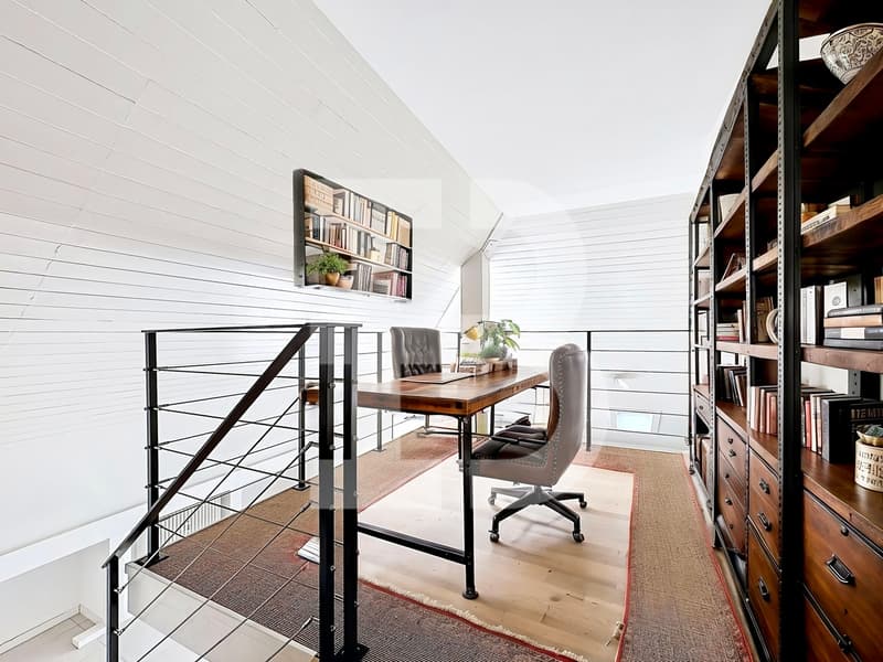 Charmanter 3,5-Zimmer-Attikawohnung mit 1 Schlafzimmer - 1 Galerie - 2 Terrassen (5)